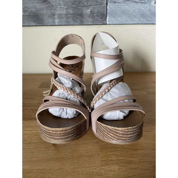 Blowfish Malibu Platform Cork Wedge Sandals Size‎ 10 - Picture 2 of 8